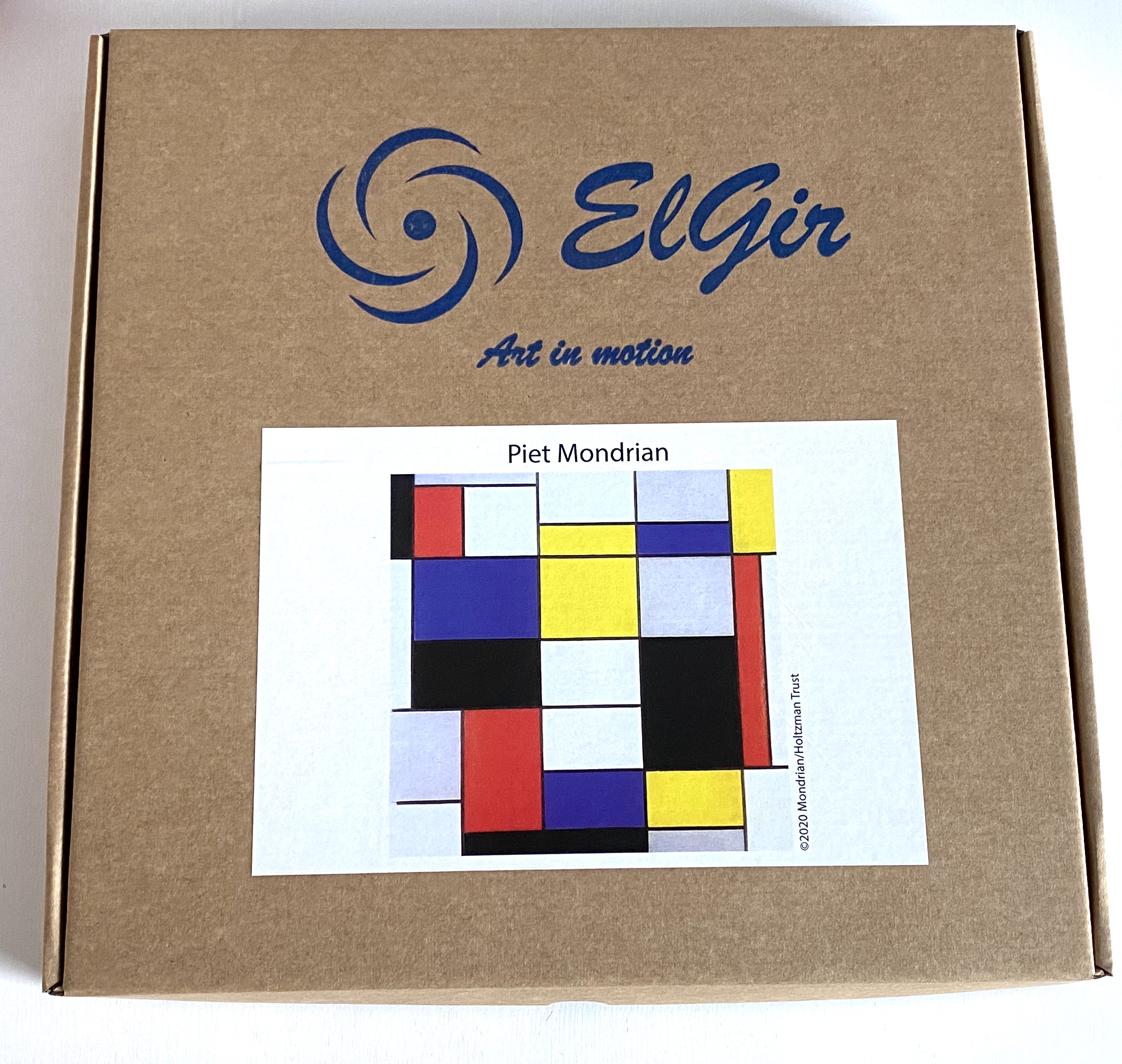 Movil decorativo Composición A 1923 Blanco, Rojo, Amarillo I Azul - Piet Mondrian - Imagen 4