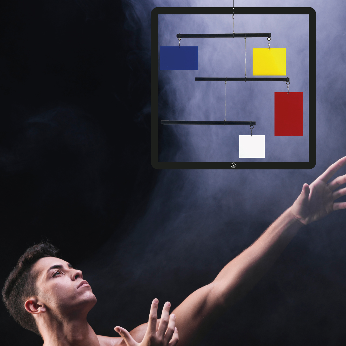 Movil decorativo Composición A 1923 Blanco, Rojo, Amarillo I Azul - Piet Mondrian - Imagen 5