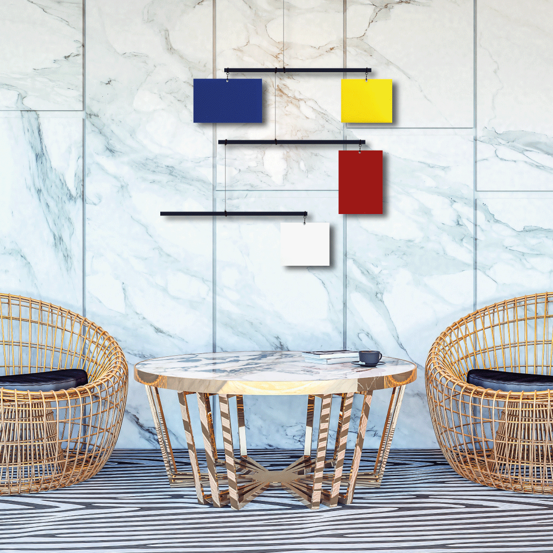 Movil decorativo Composición A 1923 - Piet Mondrian - Imagen 2