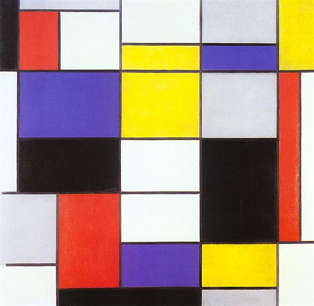 Movil decorativo Composición A 1923 - Piet Mondrian - Imagen 4