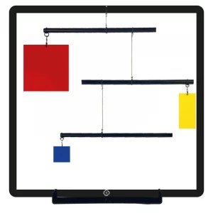 Movil decorativo Composición III Rojo, Amarillo Y Azul - Piet Mondrian